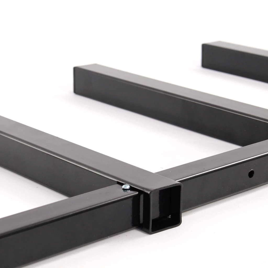 XPOtool 2x Metallregal zur Holzlagerung, 310 x 30 x 455 mm, Kragarmregal mit 3 Etagen