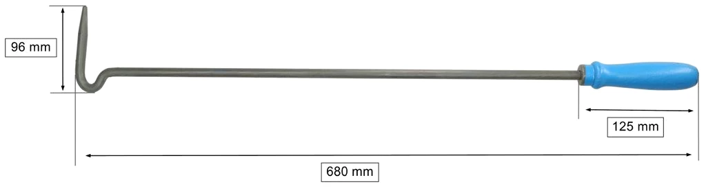 KOTARBAU® Schürhaken für Ofen Kessel Stark und Massiv