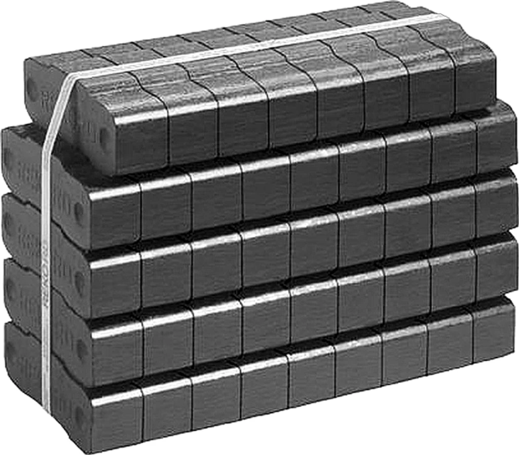 REKORD 25KG Premium Braunkohlebriketts  Kohle Kohlebriketts Ofen Kamin Brennstoff Feuer