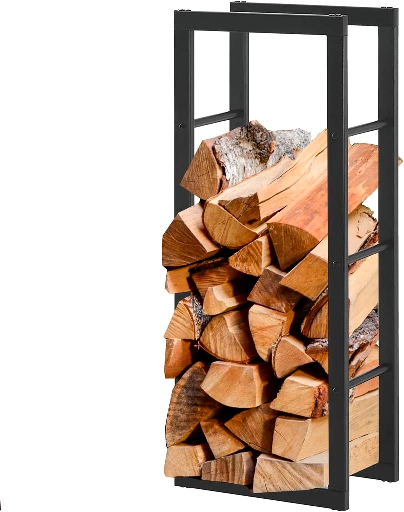 Kaminholzregal für Innen & Außen Praktisches Holzlager 100 x 25 x 40 cm