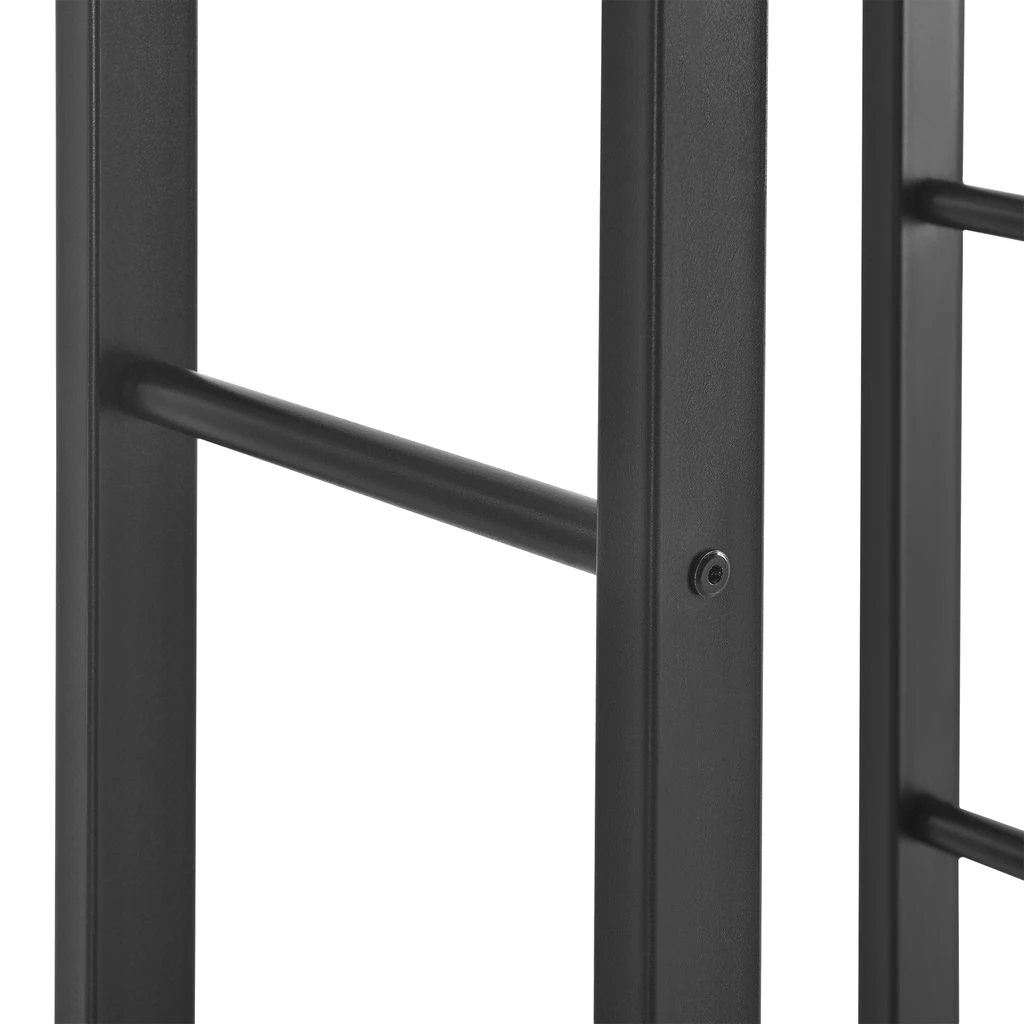 Kaminholzregal Täby Brennholzregal innen außen Metall 40 x 25 x 100 cm Holzunterstand