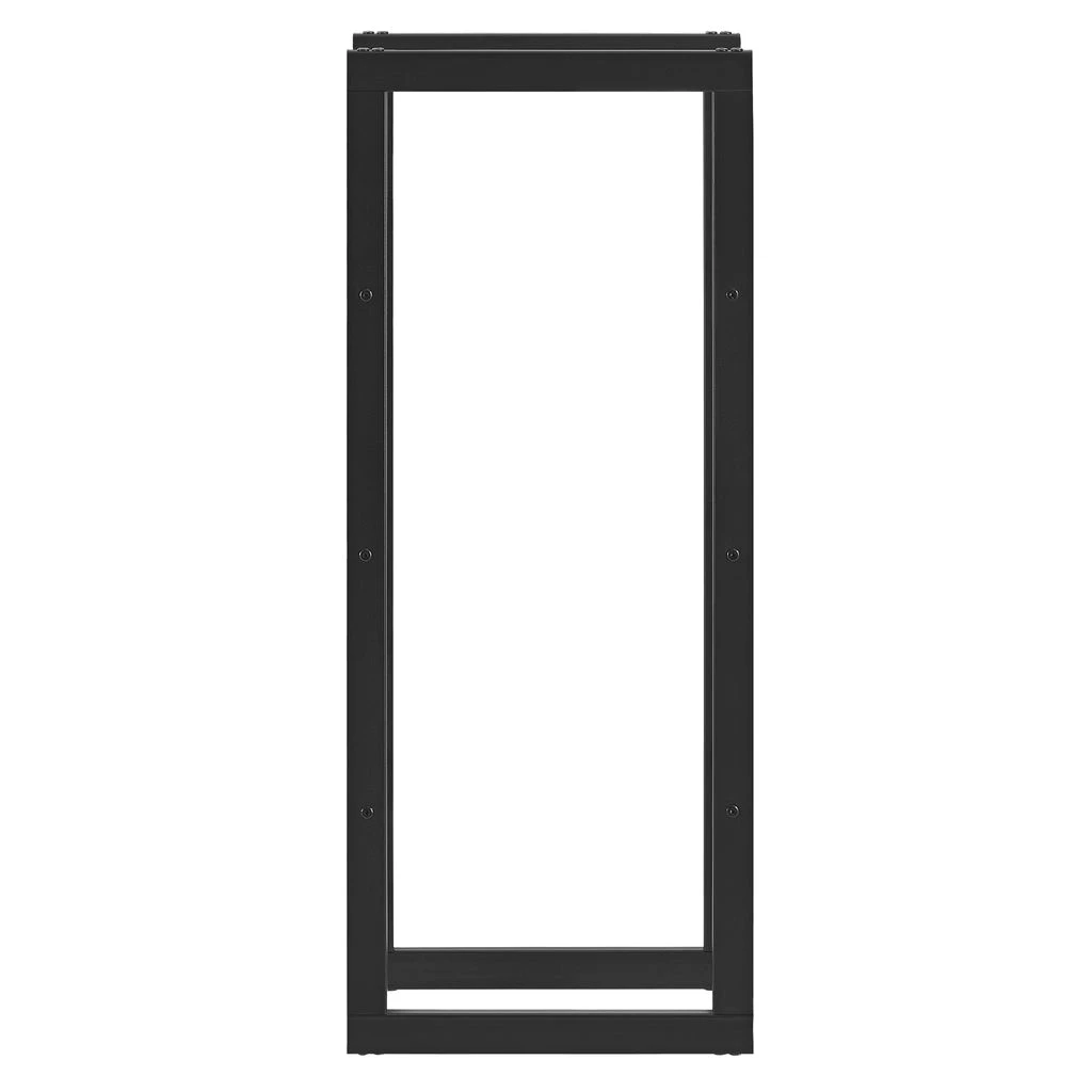Kaminholzregal Täby Brennholzregal innen außen Metall 40 x 25 x 100 cm Holzunterstand