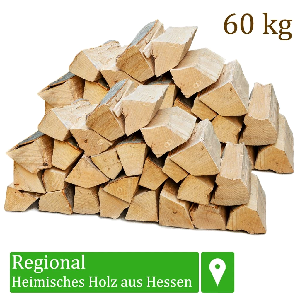 Brennholz Kaminholz Holz 60 kg Für Ofen und Kamin Kaminofen Feuerschale Grill Buche Feuerholz