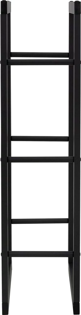 ML-Design Kaminholzregal aus Metall, 100x100 cm, Schwarz, Innen/Außen