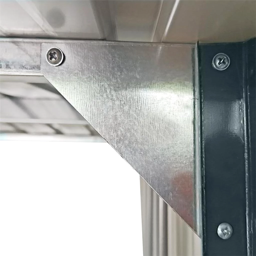 Brennholzunterstand Holzunterstand 172 cm Länge Brennholz Regal Lager Anthrazit