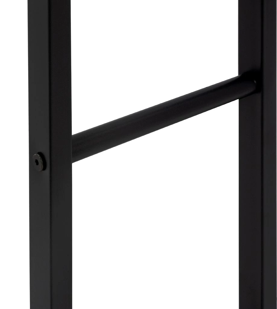 ML-Design Kaminholzregal aus Metall, 100x100 cm, Schwarz, Innen/Außen